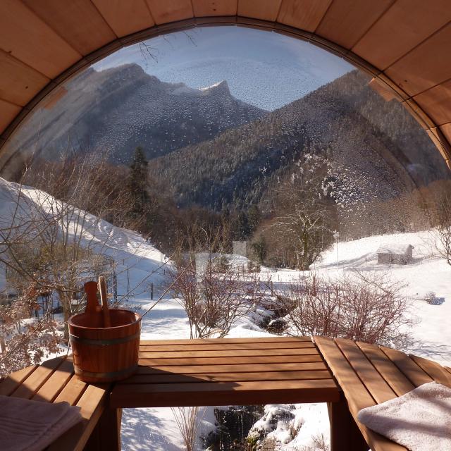 Corbelines Sauna Tonneau