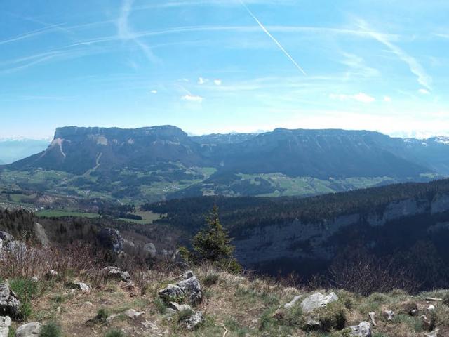 Vue depuis la Pointe de la Cochette