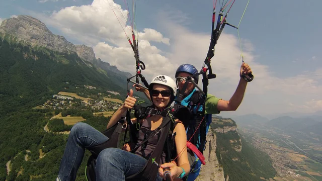 Vol Bapteme Parapente Pascal Chatanay