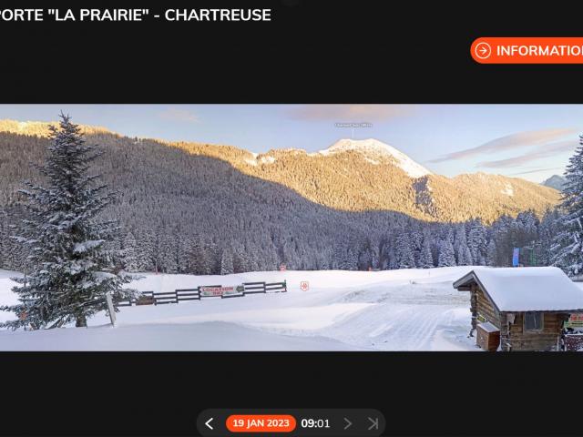 Webcam Col De Porte 19janvier