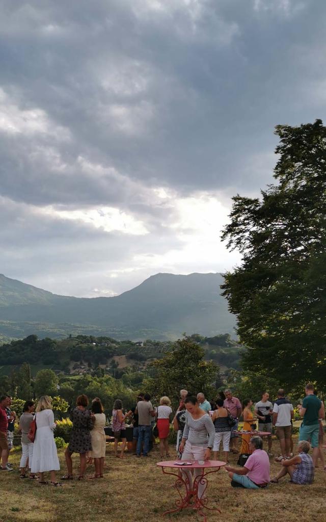 Apero Vignes au Domaine de Grange Longes