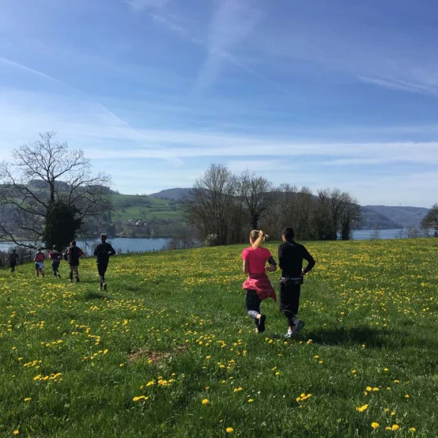 Trail au Lac de Paladru