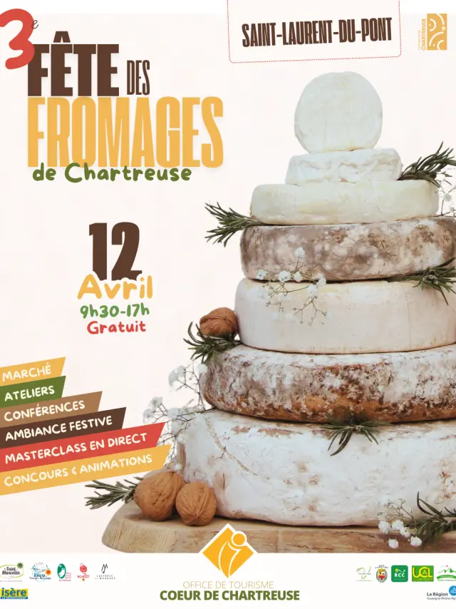 Affiche 2026 Fete Des Fromages de Chartreuse - Office de Tourisme Coeur de Chartreuse