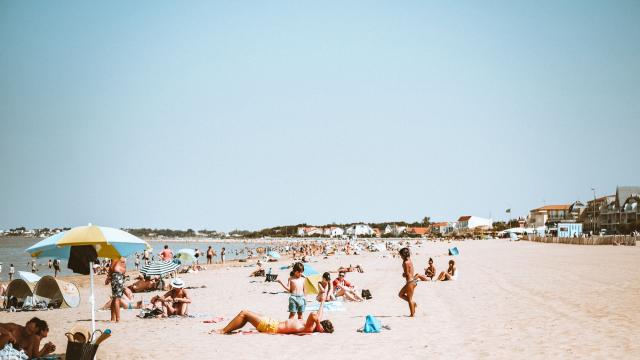 Plage Chatelaillon Ete Laur