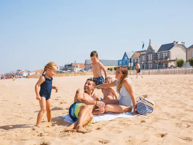 Plage Famille Chatelaillon