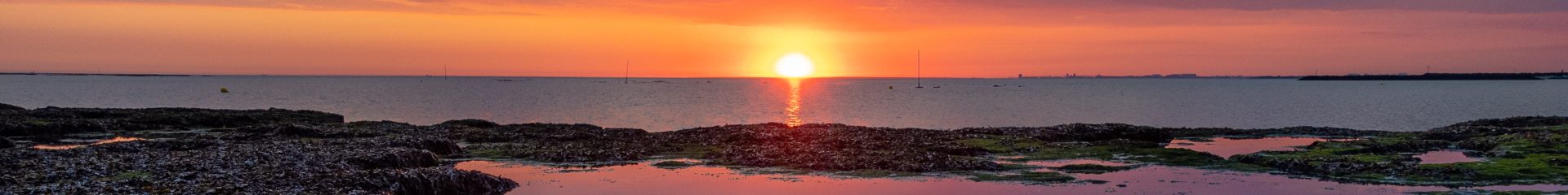 Coucher de soleil sur l'océan Chatelaillon