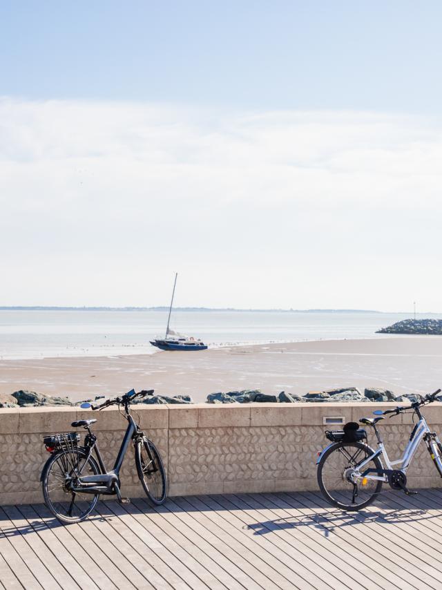 velo vor dem Ozean Chatelaillon
