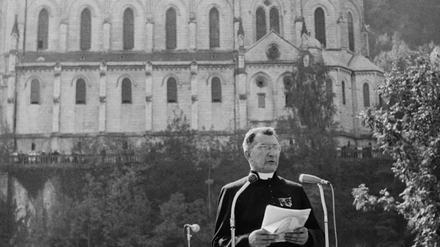 Un discours de Jean Rodhain au sanctuaire