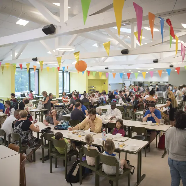 Un momento en el restaurante