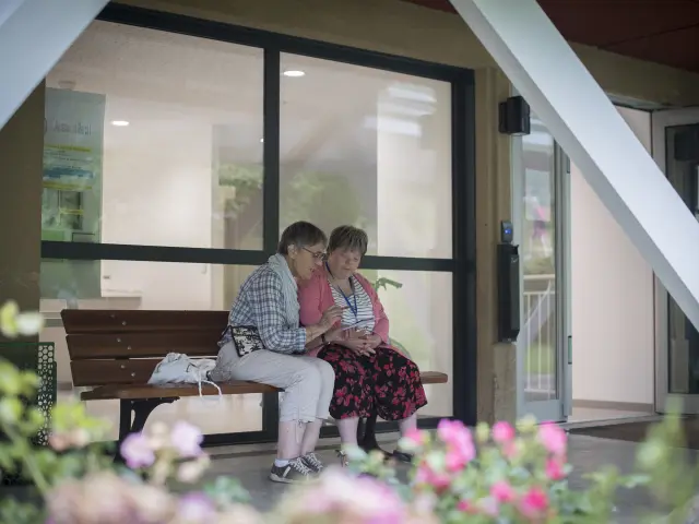 Cloister of a residential pavilion