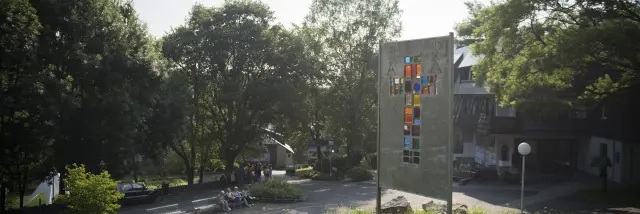 The Peace silence Peace cross