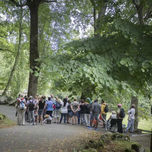 Une visite guidée en groupe à la Cité Saint-Pierre