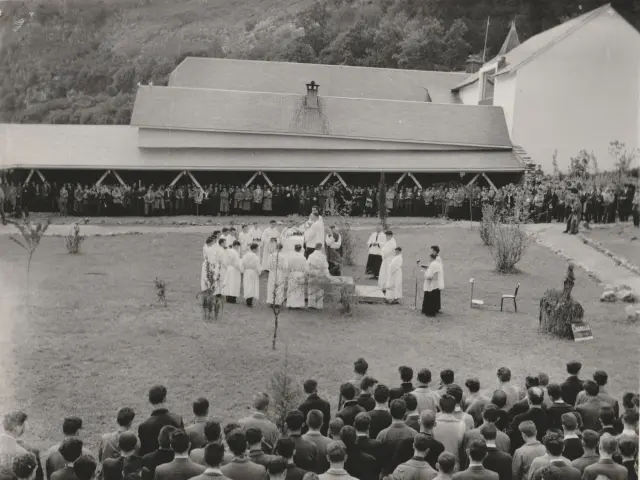 1966, Feierlichkeiten zum 20-jährigen Jubiläum der Pilgerfahrt ehemaliger Kriegsgefangener