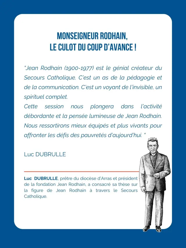 La 2ème édition de la session Jean Rodhain animée par le père Luc Dubrulle