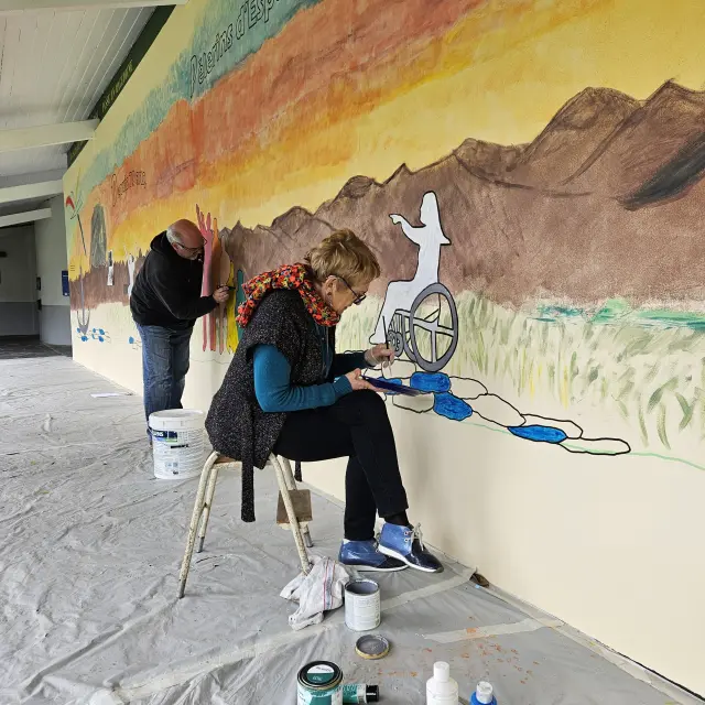 Préparation de la fresque 2025