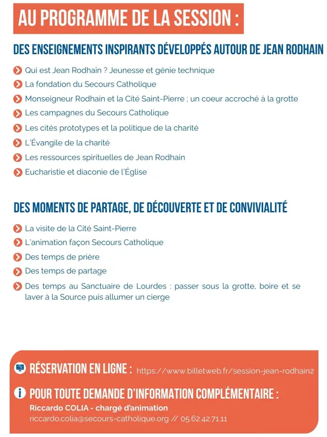 2ème édition de la session Jean Rodhain animée par le père Luc Dubrulle