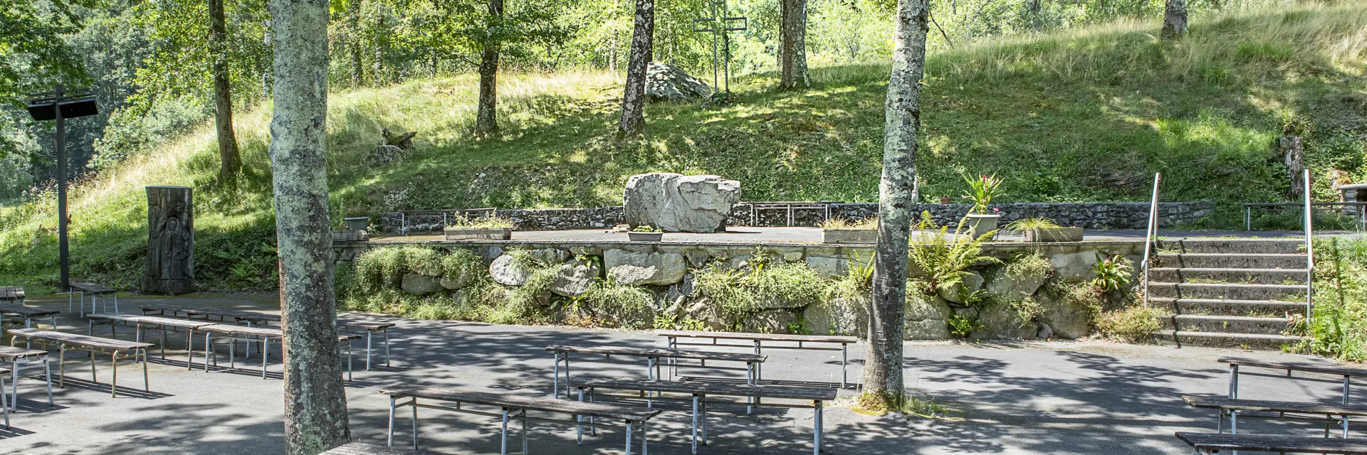Le Bois Saint-François, lieu de célébration à la Cité Saint-Pierre
