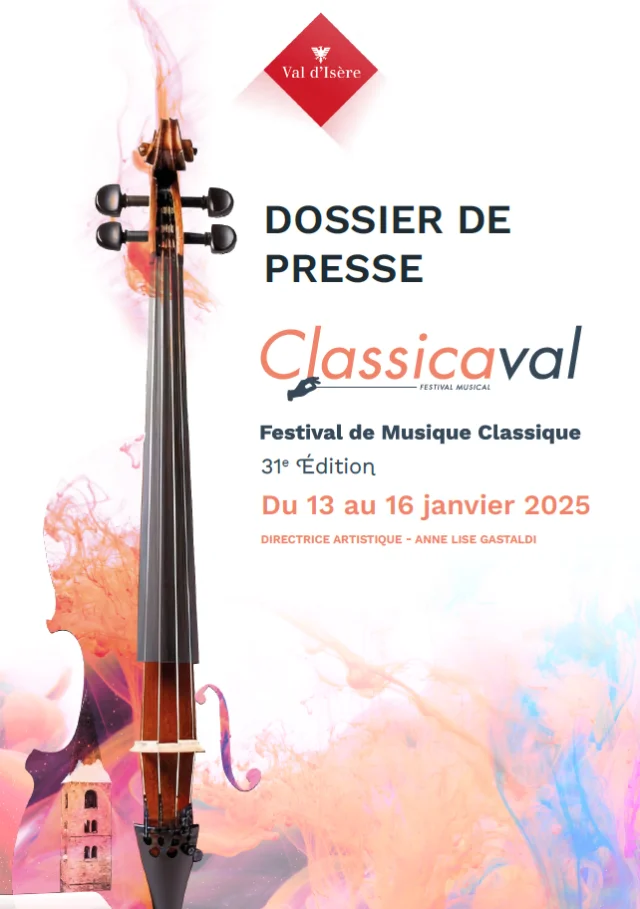 Couverture dossier de presse Classicaval 2025