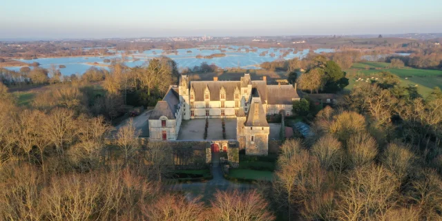 Chateau de Goulaine et le marais de Goulaine