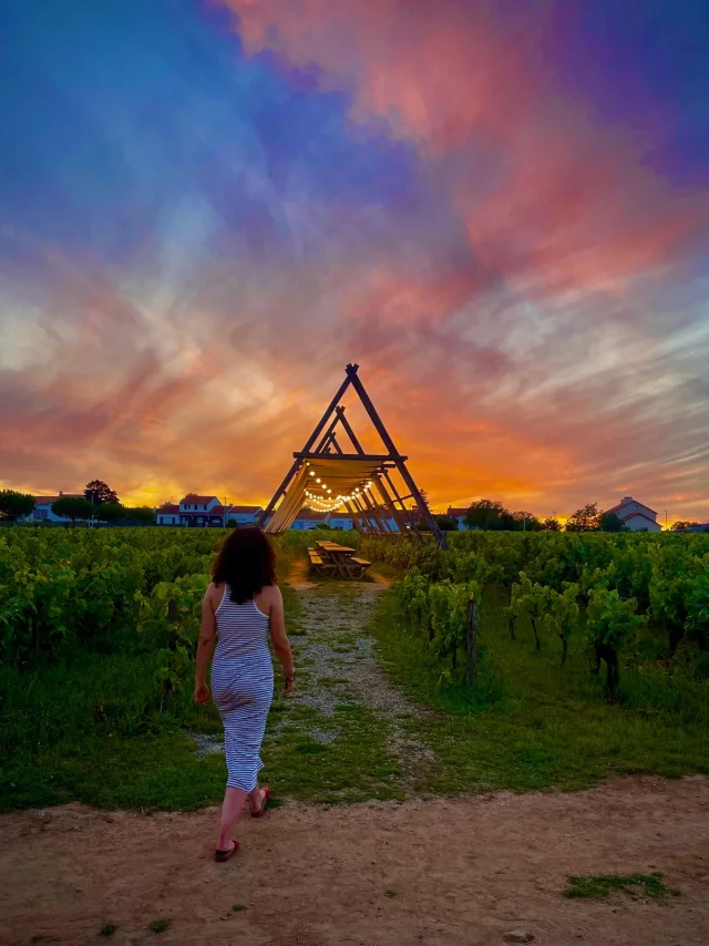 Idea for a wine-tasting weekend near Nantes: end the day in style at the Guinguette de la Huchette