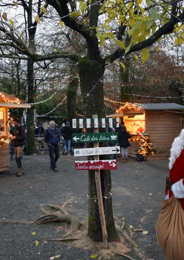 Christmas market in the Vignoble Nantais: at the Boissière du Doré zoo