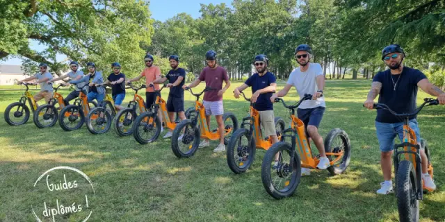 Rides through the vineyards: Trottxway, electric scooter rides through the vineyards