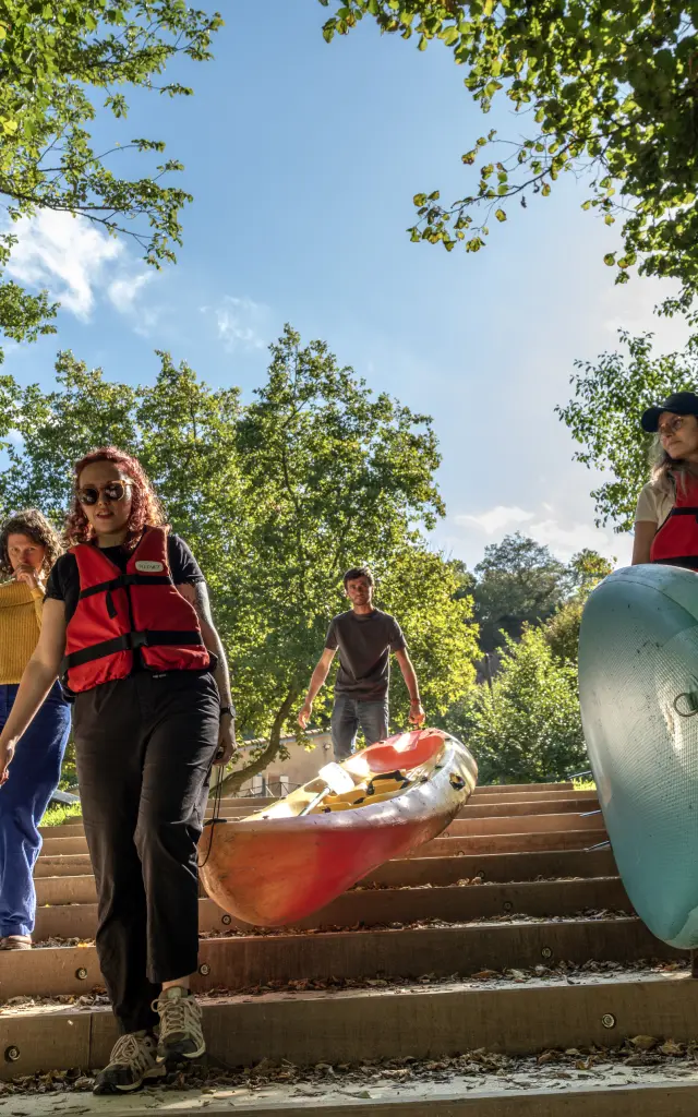Activités et loisirs dans le vignoble nantais : Canoë sur la Maine de Pont Caffino