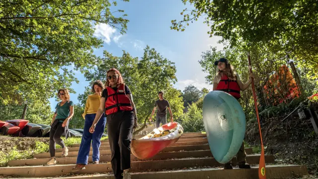 Activités et loisirs dans le vignoble nantais : Canoë sur la Maine de Pont Caffino