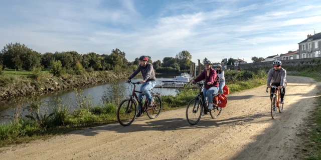 Activités dans le Vignoble Nantais : balade à vélo sur la Loire à vélo avec Talbicyclette
