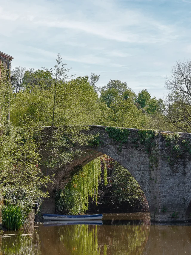 Idea for a romantic weekend in the Nantes vineyards: a stroll through Clisson and the Pont St Antoine bridge