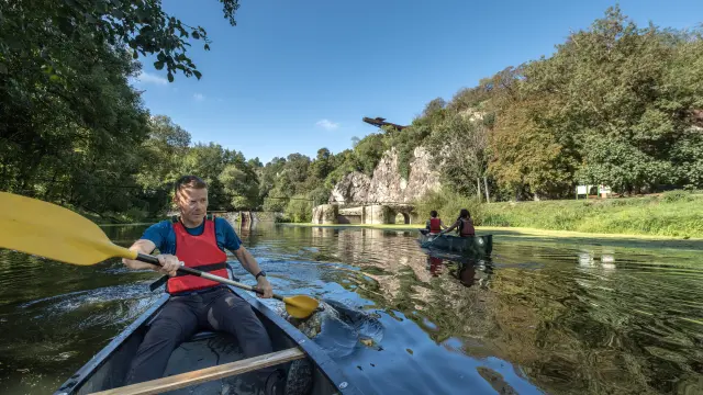 Nos incontournables : le site de Pont Caffino, sa base de loisir canoë, et une vue sur le belvédère Porte-vue