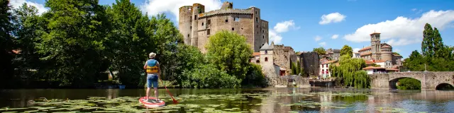 An idea for a weekend of cycling and canoeing in the Vignoble Nantais: Paddle on the Sèvre at Clisson