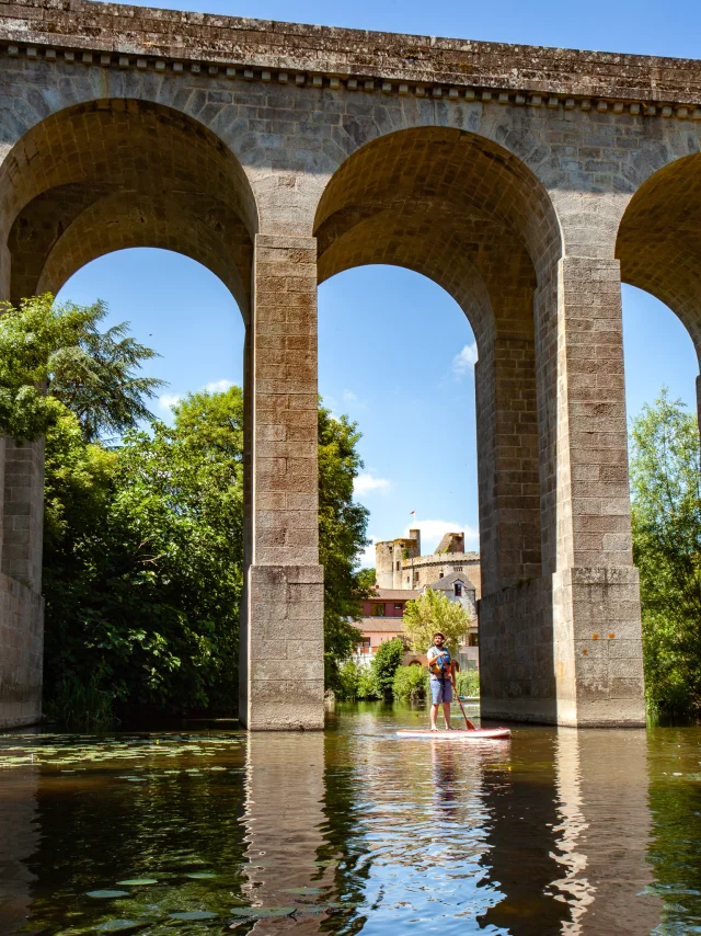 An idea for a weekend of cycling and canoeing in the Vignoble Nantais: Paddle on the Sèvre at Clisson
