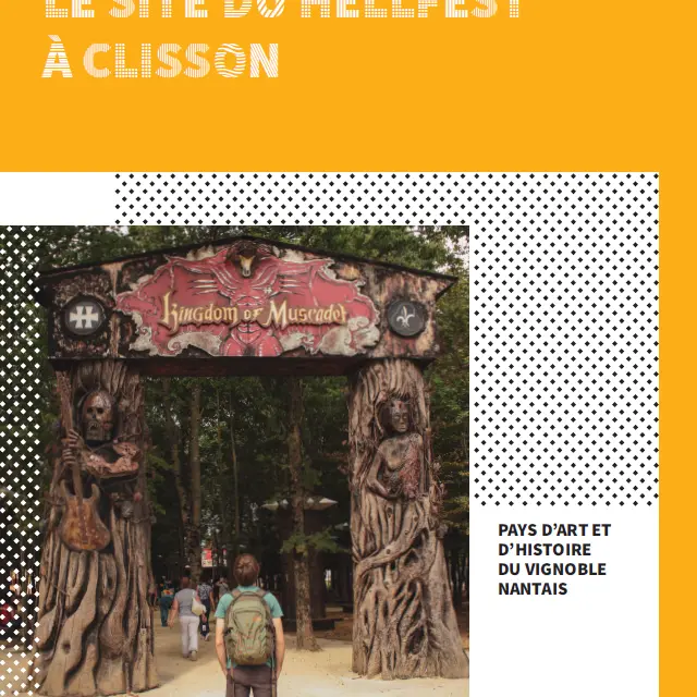 Focus brochure on the Hellfest site by the Pays d'Art et d'Histoire