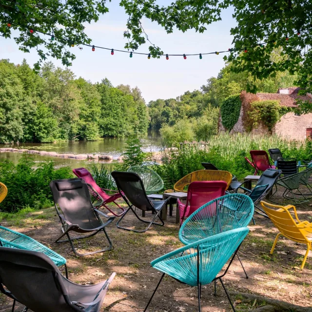 Les Guinguettes dans le Vignoble Nantais : Bar et Restaurant La Cascade