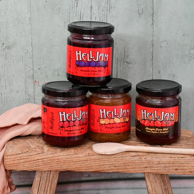 The Tourist Office shop, Clisson souvenirs and local products: HellJam by Hellfest