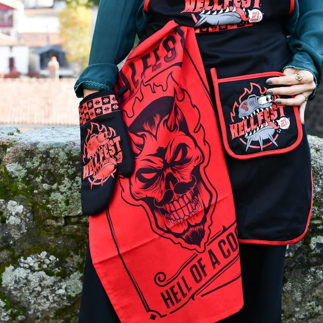 The Tourist Office shop, Clisson souvenirs and local products. The identity collections: the Hellfest merch collections