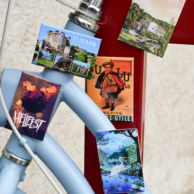 The Tourist Office shop, Clisson souvenirs: Clisson souvenir magnets