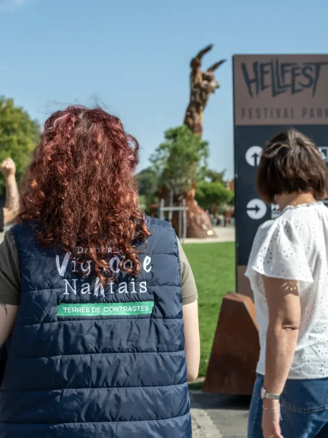 Hellfest Guided Tour: The Essentials of Hellfest at the Hellfest Site, Hellfest park, Clisson, organised by the Tourist Office