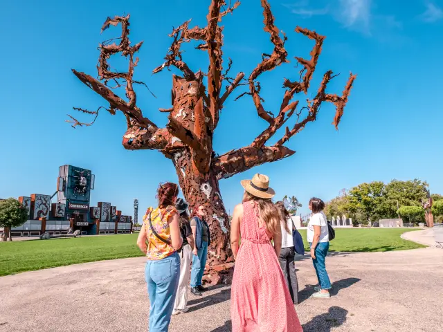 Guided tours of the Hellfest site, the world's biggest metal festival