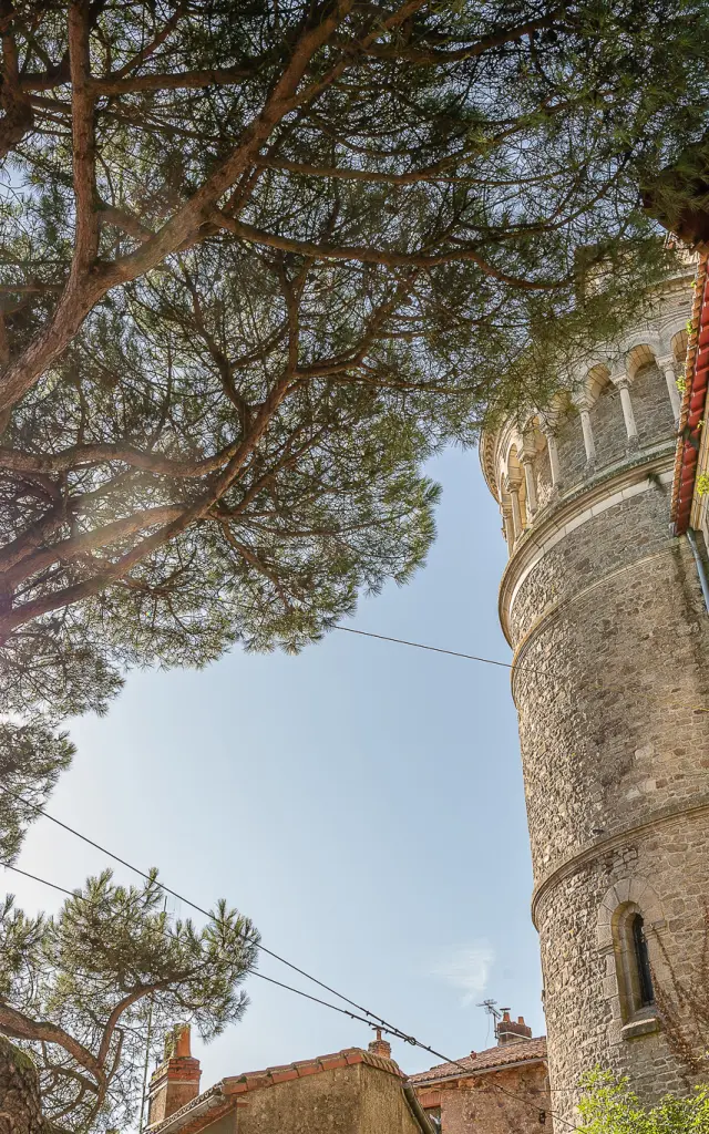All the heritage of the Vignoble Nantais: Notre-Dame church seen from the rue de la collégiale