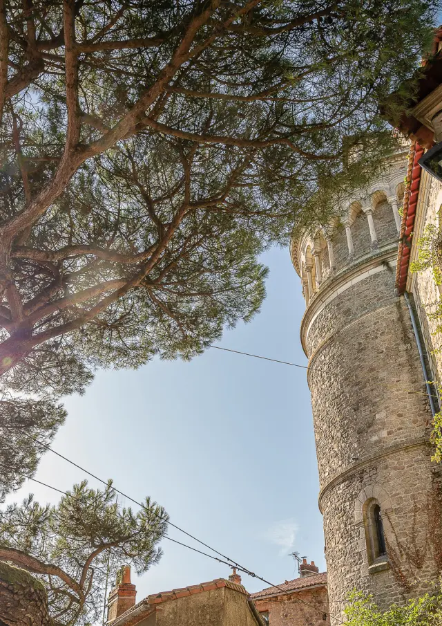 All the heritage of the Vignoble Nantais: Notre-Dame church seen from the rue de la collégiale