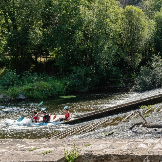Our must-sees: the Pont Caffino site, its canoeing leisure centre, and a view of the Porte-vue lookout.