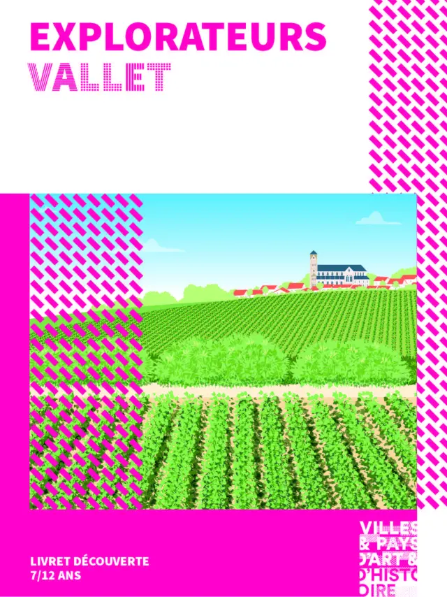 The Vignoble à hauteur d'enfants : Explorers educational booklet in Vallet, by the Pays du Vignoble Nantais