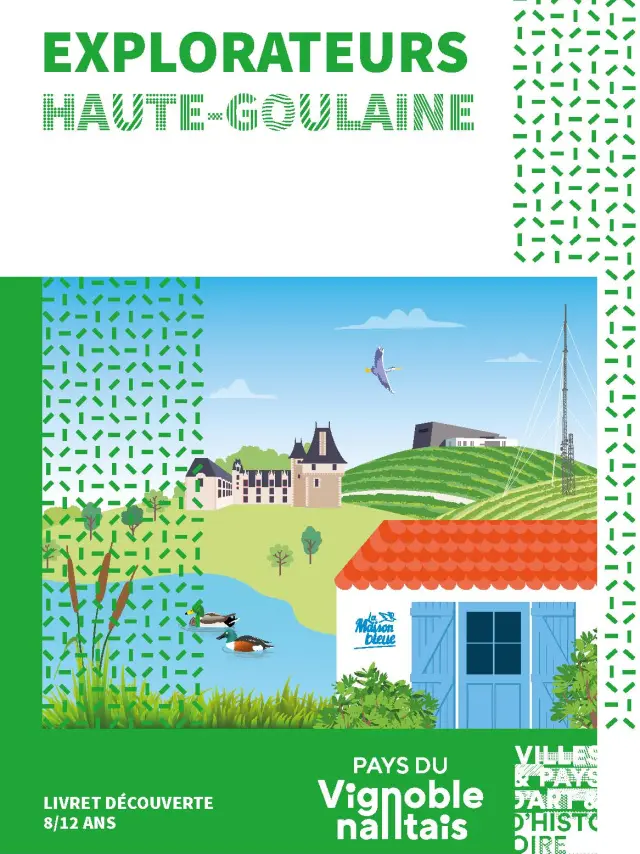 The Vignoble à hauteur d'enfants : Explorers educational booklet in Haute-Goulaine, by the Pays du Vignoble Nantais