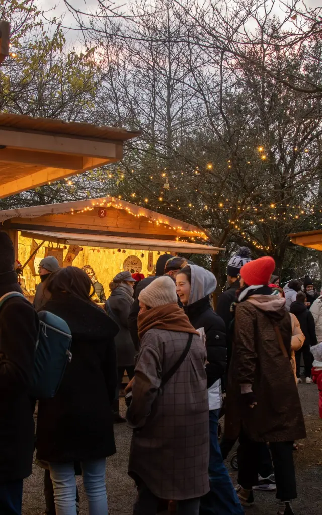 Noël au zoo de la Boissière-du-Doré : le marché de Noël