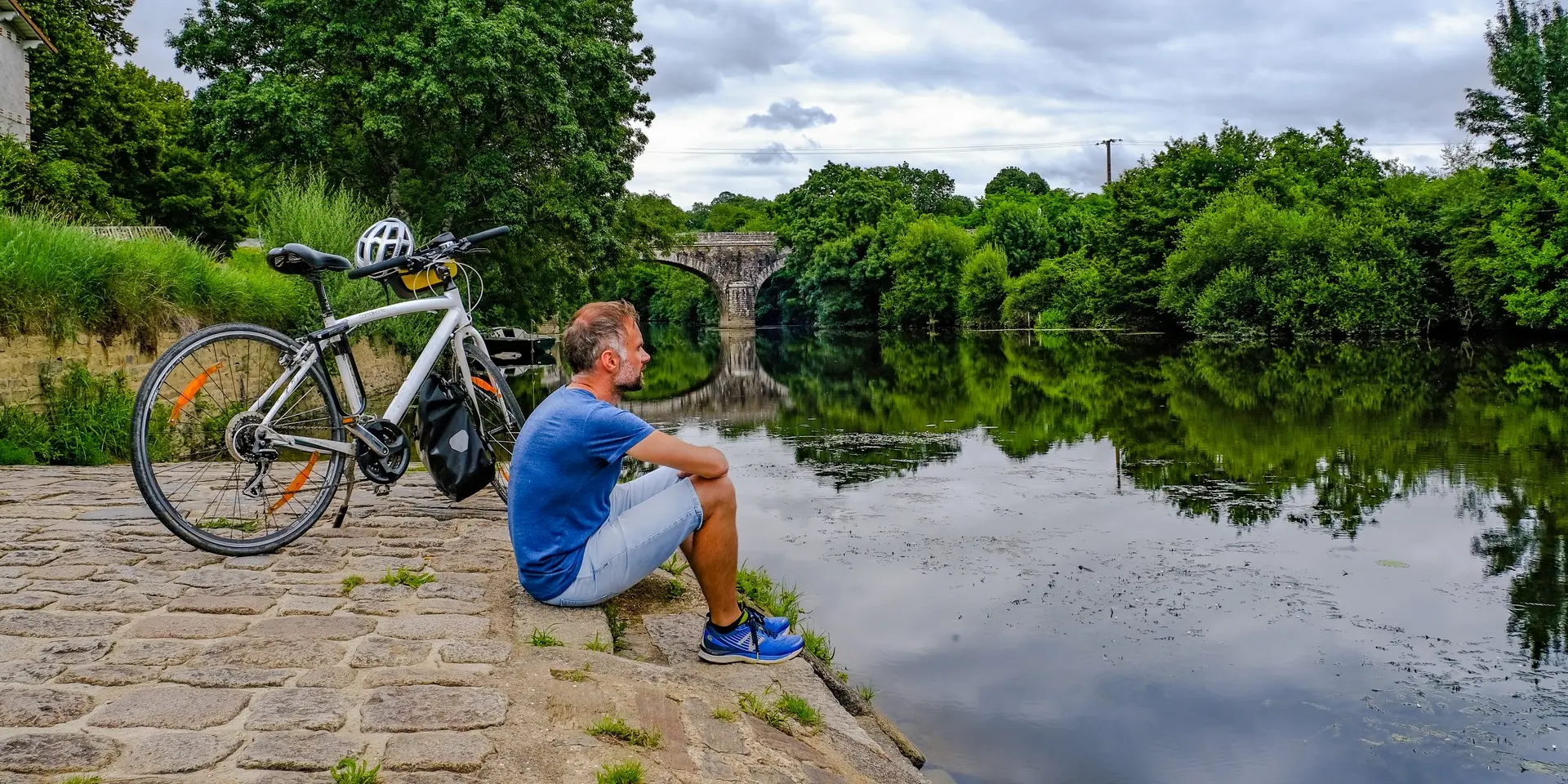 La Vélidéale et l'itinérence vélo le long de la Sèvre du Vignoble Nantais avec Sylvain Le Bourdonnec du blog Ma vie en Loire-Atlantique