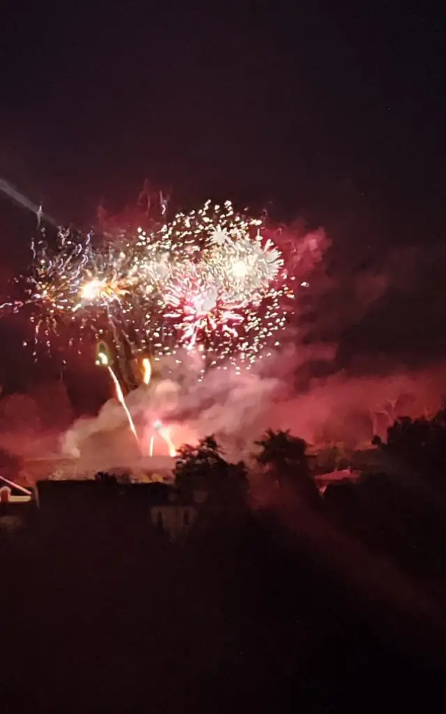 Dartifice fire Clisson