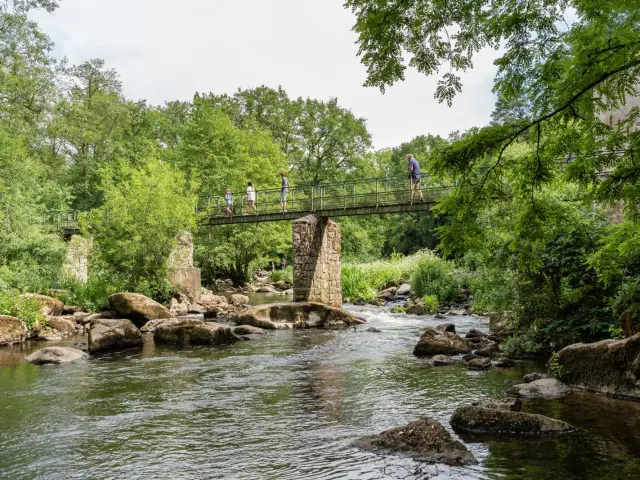 Hiking and walking tours, our favourite routes in the Vignoble Nantais : Passerelle Aigrefeuille, hiking near Nantes