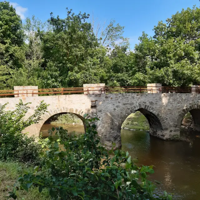Rotated Gallo-Roman bridge